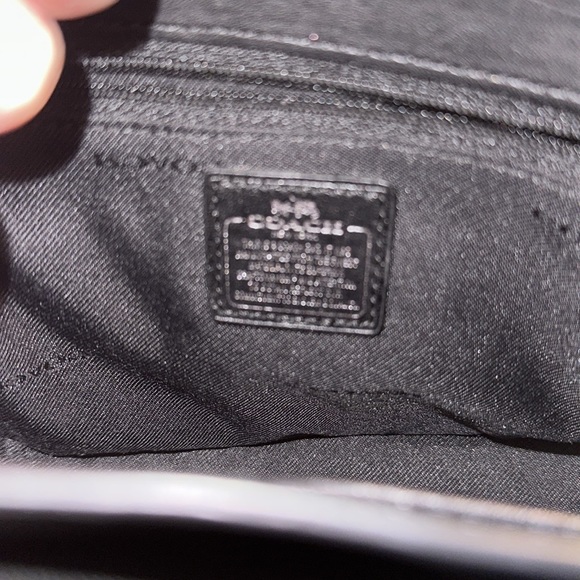 Coach Suede and Leather Page 2 Way bag - Picture 5 of 10